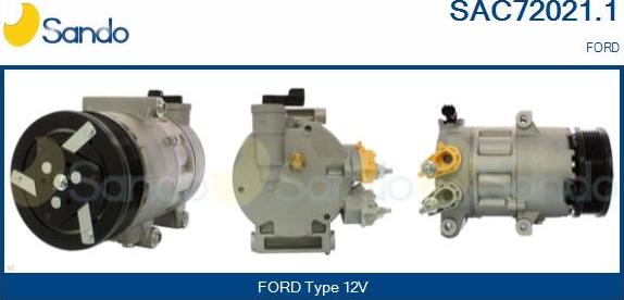 Sando SAC72021.1 - Kompresors, Gaisa kond. sistēma autodraugiem.lv