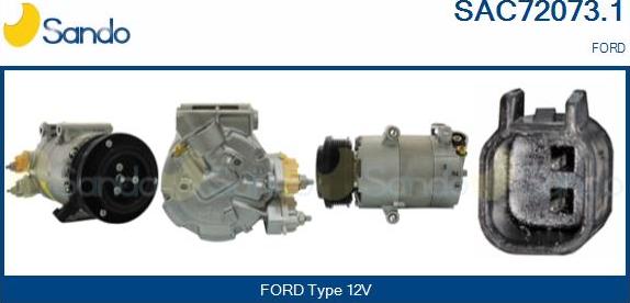 Sando SAC72073.1 - Kompresors, Gaisa kond. sistēma autodraugiem.lv