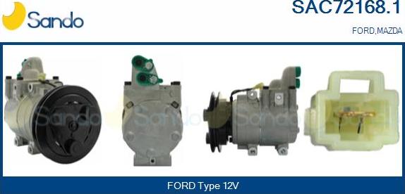Sando SAC72168.1 - Kompresors, Gaisa kond. sistēma autodraugiem.lv