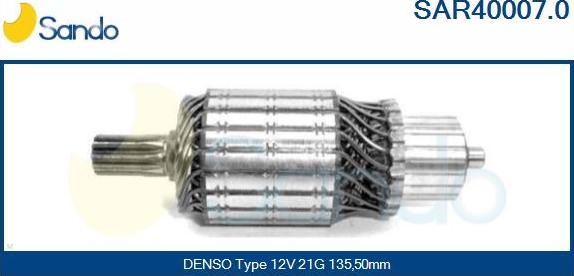 Sando SAR40007.0 - Enkurs, Starteris autodraugiem.lv