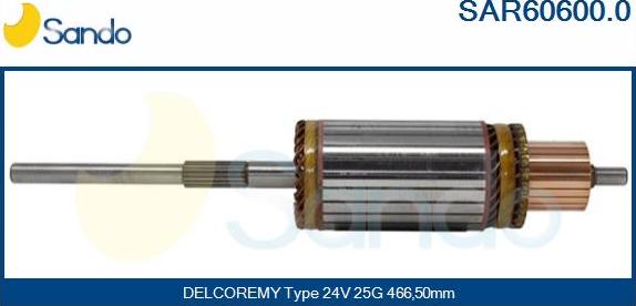 Sando SAR60600.0 - Enkurs, Starteris autodraugiem.lv