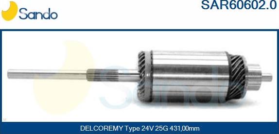 Sando SAR60602.0 - Enkurs, Starteris autodraugiem.lv