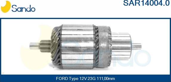 Sando SAR14004.0 - Enkurs, Starteris autodraugiem.lv