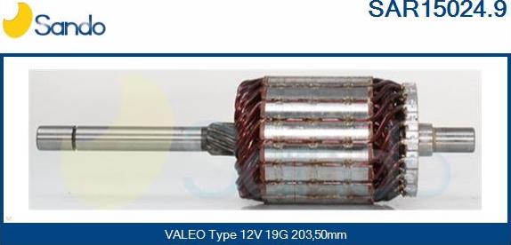Sando SAR15024.9 - Enkurs, Starteris autodraugiem.lv