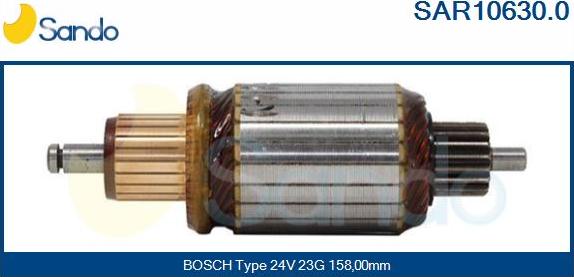 Sando SAR10630.0 - Enkurs, Starteris autodraugiem.lv
