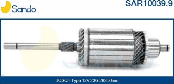 Sando SAR10039.9 - Enkurs, Starteris autodraugiem.lv