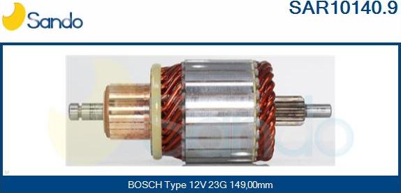Sando SAR10140.9 - Enkurs, Starteris autodraugiem.lv