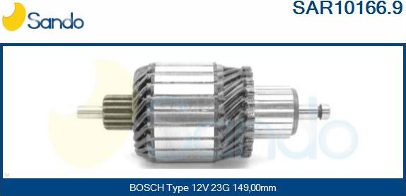Sando SAR10166.9 - Enkurs, Starteris autodraugiem.lv