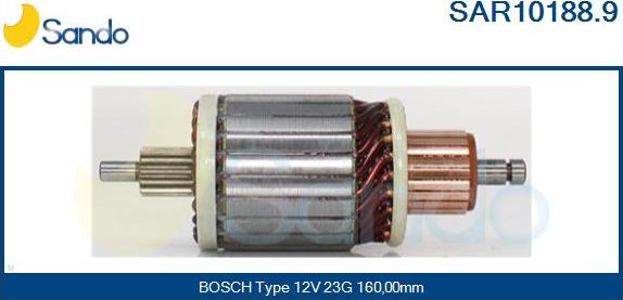 Sando SAR10188.9 - Enkurs, Starteris autodraugiem.lv