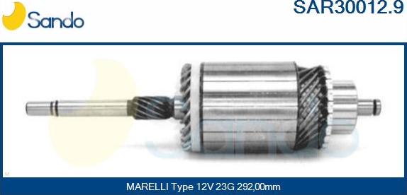Sando SAR30012.9 - Enkurs, Starteris autodraugiem.lv