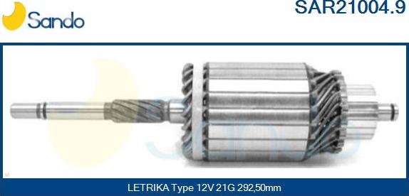 Sando SAR21004.9 - Enkurs, Starteris autodraugiem.lv