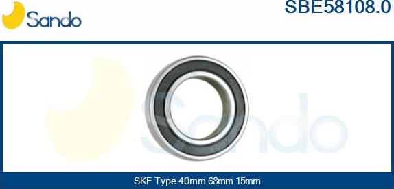 Sando SBE58108.0 - Gultnis autodraugiem.lv