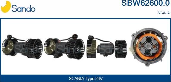 Sando SBW62600.0 - Salona ventilators autodraugiem.lv