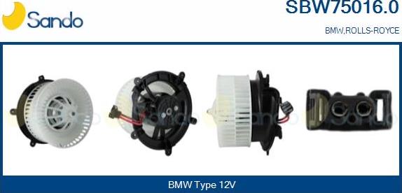 Sando SBW75016.0 - Salona ventilators autodraugiem.lv