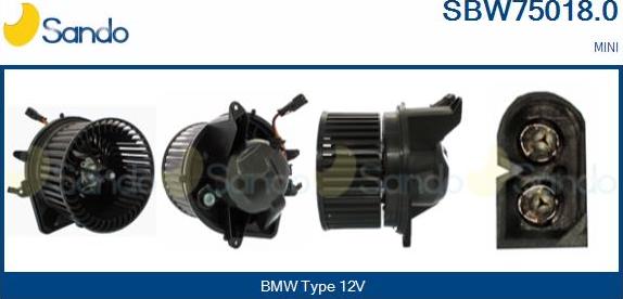 Sando SBW75018.0 - Salona ventilators autodraugiem.lv