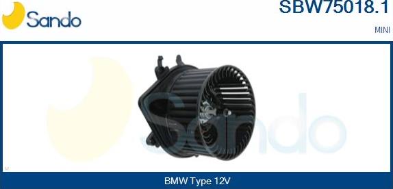Sando SBW75018.1 - Salona ventilators autodraugiem.lv
