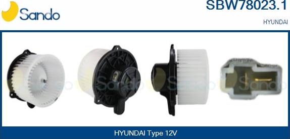 Sando SBW78023.1 - Salona ventilators autodraugiem.lv