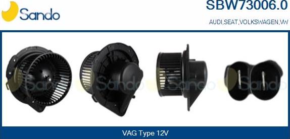 Sando SBW73006.0 - Salona ventilators autodraugiem.lv