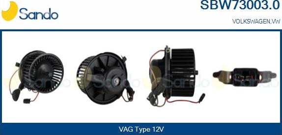 Sando SBW73003.0 - Salona ventilators autodraugiem.lv