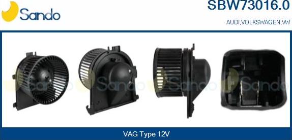 Sando SBW73016.0 - Salona ventilators autodraugiem.lv