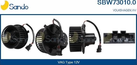 Sando SBW73010.0 - Salona ventilators autodraugiem.lv