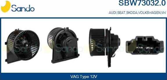 Sando SBW73032.0 - Salona ventilators autodraugiem.lv