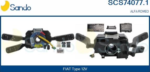 Sando SCS74077.1 - Slēdzis uz stūres statnes autodraugiem.lv