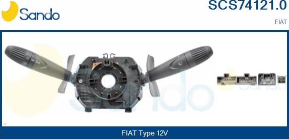 Sando SCS74121.0 - Slēdzis uz stūres statnes autodraugiem.lv