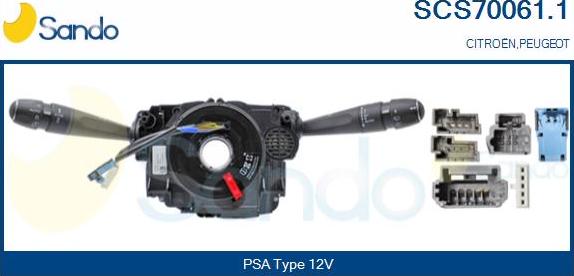 Sando SCS70061.1 - Slēdzis uz stūres statnes autodraugiem.lv