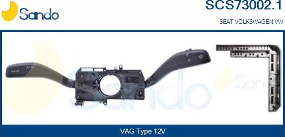Sando SCS73002.1 - Slēdzis uz stūres statnes autodraugiem.lv