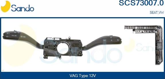 Sando SCS73007.0 - Slēdzis uz stūres statnes autodraugiem.lv