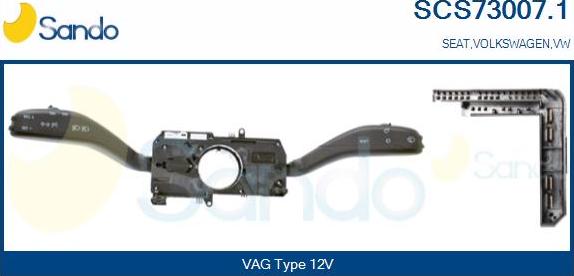 Sando SCS73007.1 - Slēdzis uz stūres statnes autodraugiem.lv