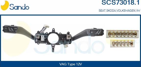Sando SCS73018.1 - Slēdzis uz stūres statnes autodraugiem.lv