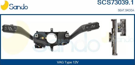 Sando SCS73039.1 - Slēdzis uz stūres statnes autodraugiem.lv