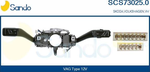 Sando SCS73025.0 - Slēdzis uz stūres statnes autodraugiem.lv