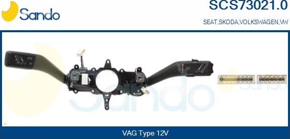 Sando SCS73021.0 - Slēdzis uz stūres statnes autodraugiem.lv
