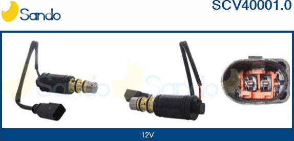 Sando SCV40001.0 - Regulēšanas vārsts, Kompresors autodraugiem.lv