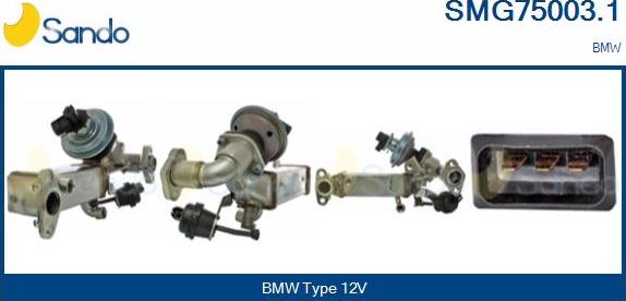 Sando SMG75003.1 - Izpl. gāzu recirkulācijas modulis autodraugiem.lv
