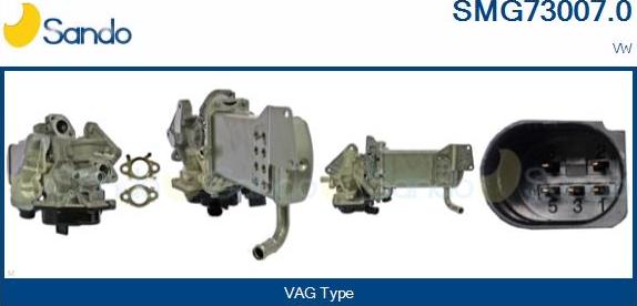 Sando SMG73007.0 - Izpl. gāzu recirkulācijas modulis autodraugiem.lv