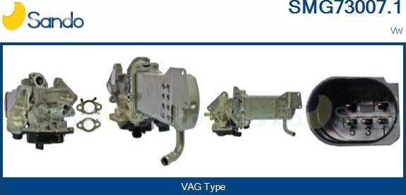 Sando SMG73007.1 - Izpl. gāzu recirkulācijas modulis autodraugiem.lv