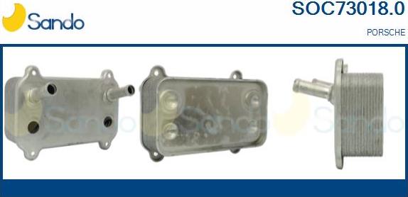 Sando SOC73018.0 - Eļļas radiators, Motoreļļa autodraugiem.lv