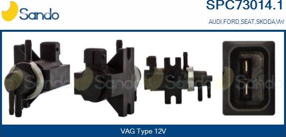 Sando SPC73014.1 - Spiediena pārveidotājs, Izpl. gāzu vadība autodraugiem.lv