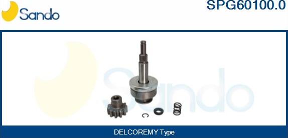 Sando SPG60100.0 - Remkomplekts, Startera planetārais pārvads autodraugiem.lv