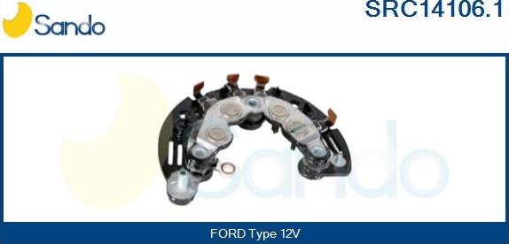 Sando SRC14106.1 - Taisngriezis, Ģenerators autodraugiem.lv