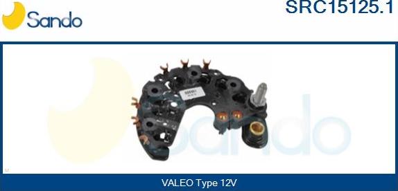 Sando SRC15125.1 - Taisngriezis, Ģenerators autodraugiem.lv