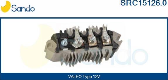 Sando SRC15126.0 - Taisngriezis, Ģenerators autodraugiem.lv