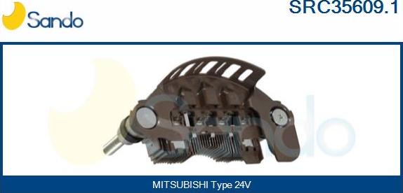 Sando SRC35609.1 - Taisngriezis, Ģenerators autodraugiem.lv