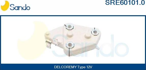 Sando SRE60101.0 - Ģeneratora sprieguma regulators autodraugiem.lv