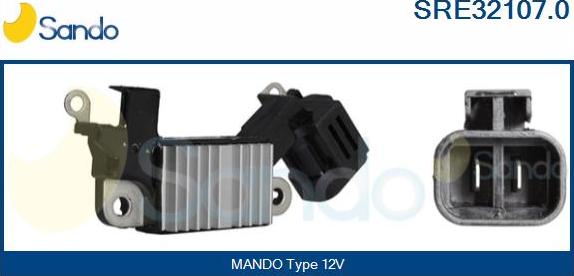 Sando SRE32107.0 - Ģeneratora sprieguma regulators autodraugiem.lv
