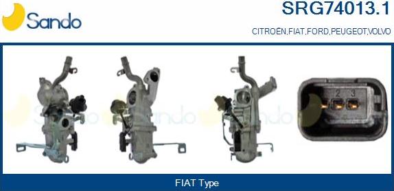 Sando SRG74013.1 - Radiators, Izplūdes gāzu recirkulācija autodraugiem.lv